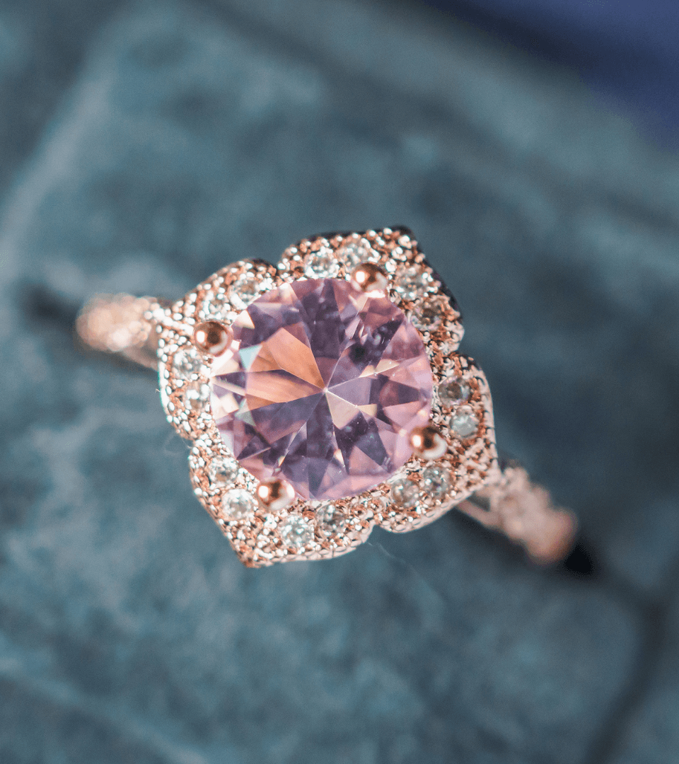 A Guide to Different Pink Diamond Engagement Ring Settings - New World Diamonds - fine jewelry, engagement rings and great gifts