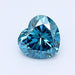 0.56Ct Dark Blue SI1 IGI Certified Heart Lab Grown Diamond - Diamonds - gemstone - jewelry