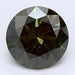 0.82Ct Dark Olive IGL Certified Round Lab Grown Diamond - Diamonds - gemstone - jewelry