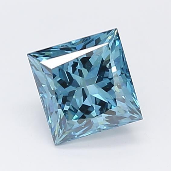 0.89Ct Deep Blue VS1 IGI Certified Princess Lab Grown Diamond - Diamonds - gemstone - jewelry