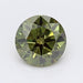 0.92Ct Dark Green SI2 IGI Certified Round Lab Grown Diamond - Diamonds - gemstone - jewelry