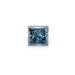 0.97Ct Dark Blue SI1 IGI Certified Princess Lab Grown Diamond - Diamonds - gemstone - jewelry