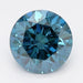 1.01Ct Dark Blue VS1 IGI Certified Round Lab Grown Diamond - Diamonds - gemstone - jewelry