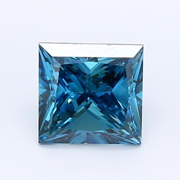 1.03Ct Dark Blue VS2 IGI Certified Princess Lab Grown Diamond - Diamonds - gemstone - jewelry