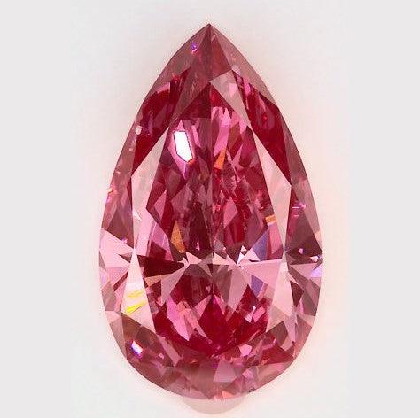 1.03Ct Vivid Pink SI1 IGI Certified Pear Lab Grown Diamond - Diamonds - gemstone - jewelry