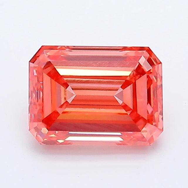 1.03Ct Vivid Pink VS1 IGI Certified Emerald Lab Grown Diamond - Diamonds - gemstone - jewelry