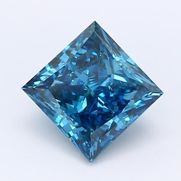 1.04Ct Dark Blue SI2 IGI Certified Princess Lab Grown Diamond - Diamonds - gemstone - jewelry