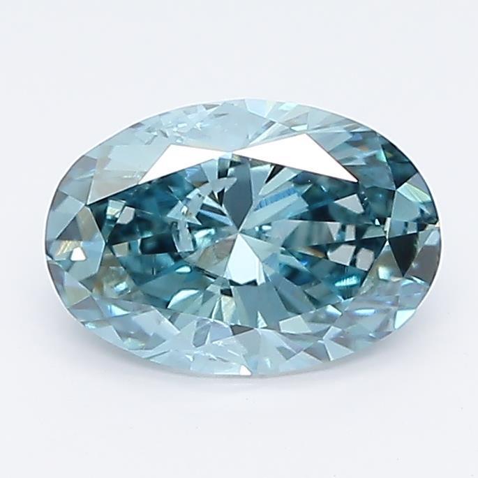 1.04Ct Deep Blue I1 IGI Certified Oval Lab Grown Diamond - Diamonds - gemstone - jewelry