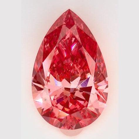 1.04Ct Vivid Pink SI1 IGI Certified Pear Lab Grown Diamond - Diamonds - gemstone - jewelry