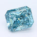 1.05Ct Intense Blue SI2 IGI Certified Radiant Lab Grown Diamond - Diamonds - gemstone - jewelry