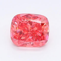 1.06Ct Deep Pink SI2 IGI Certified Cushion Lab Grown Diamond