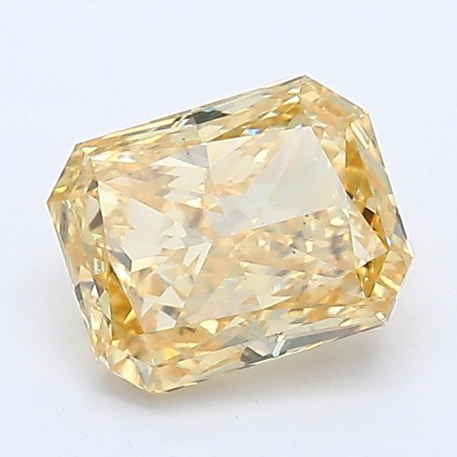 1.07Ct Deep Yellow VS1 IGI Certified Radiant Lab Grown Diamond - Diamonds - gemstone - jewelry