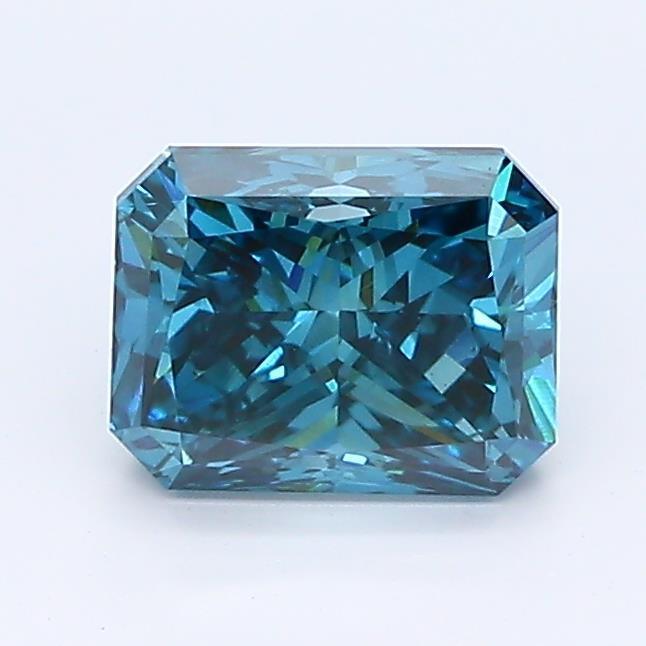 1.09Ct Dark Blue SI2 IGI Certified Radiant Lab Grown Diamond - Diamonds - gemstone - jewelry