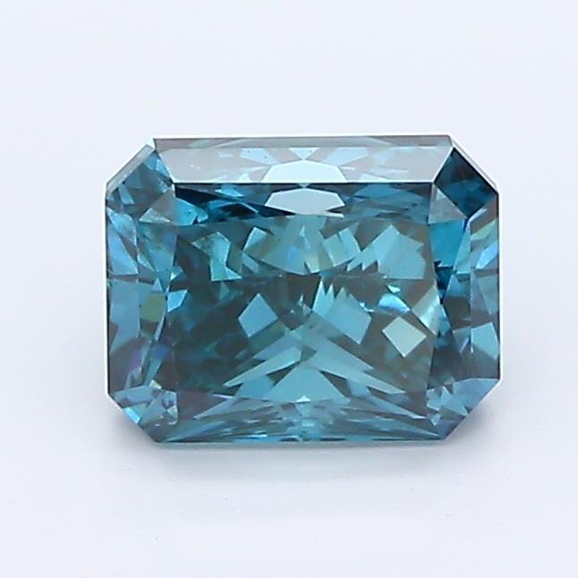 1.11Ct Dark Blue VS2 IGI Certified Radiant Lab Grown Diamond - Diamonds - gemstone - jewelry