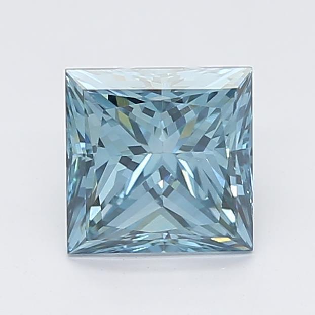 1.11Ct Intense Blue SI1 IGI Certified Princess Lab Grown Diamond - Diamonds - gemstone - jewelry