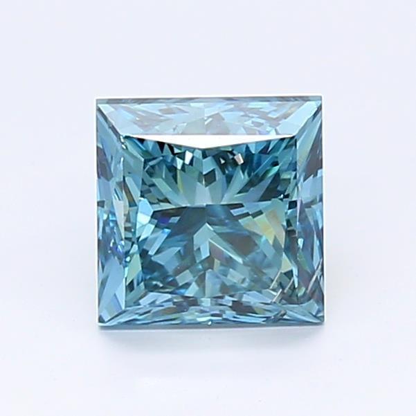 1.12Ct Intense Blue SI2 IGI Certified Princess Lab Grown Diamond - Diamonds - gemstone - jewelry