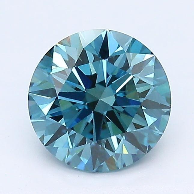 1.14Ct Deep Blue VS1 GIA Certified Round Lab Grown Diamond - Diamonds - gemstone - jewelry