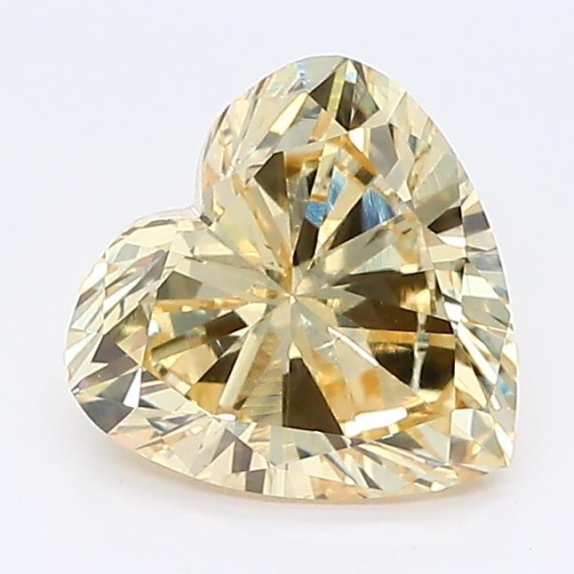 1.15Ct Fancy Yellow VS2 IGI Certified Heart Lab Grown Diamond - Diamonds - gemstone - jewelry