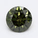 1.17Ct Dark Green SI1 IGI Certified Round Lab Grown Diamond - Diamonds - gemstone - jewelry