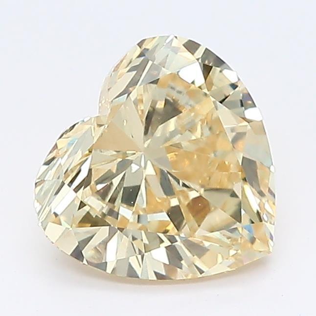 1.21Ct Fancy Yellow SI1 IGI Certified Heart Lab Grown Diamond - Diamonds - gemstone - jewelry