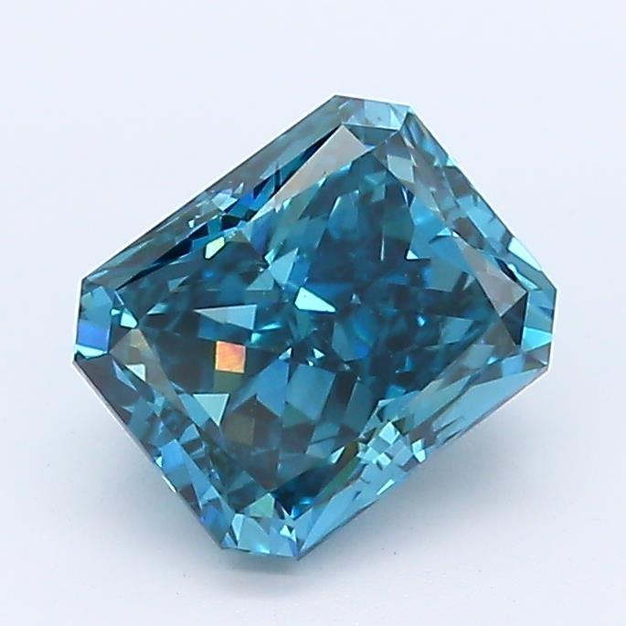 1.26Ct Deep Blue SI1 IGI Certified Radiant Lab Grown Diamond - Diamonds - gemstone - jewelry