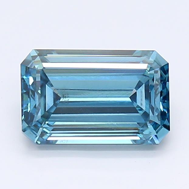 1.34Ct Deep Blue SI1 IGI Certified Emerald Lab Grown Diamond - Diamonds - gemstone - jewelry