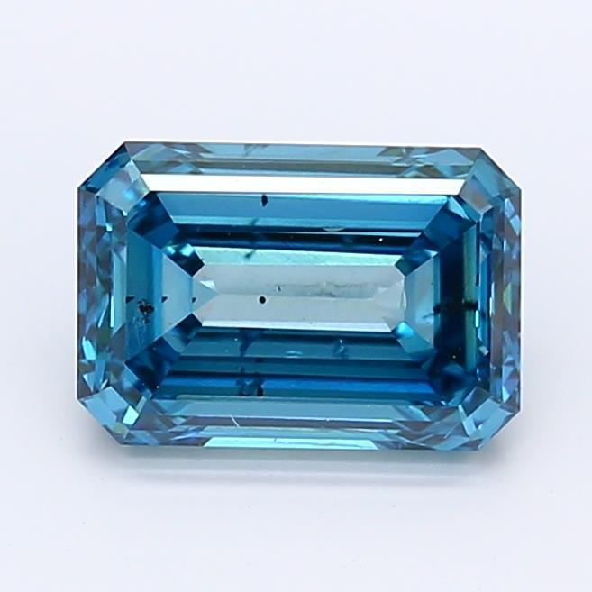 1.53Ct Deep Blue SI2 IGI Certified Emerald Lab Grown Diamond - Diamonds - gemstone - jewelry