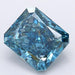 1.89Ct Deep Blue VS2 IGI Certified Radiant Lab Grown Diamond - Diamonds - gemstone - jewelry