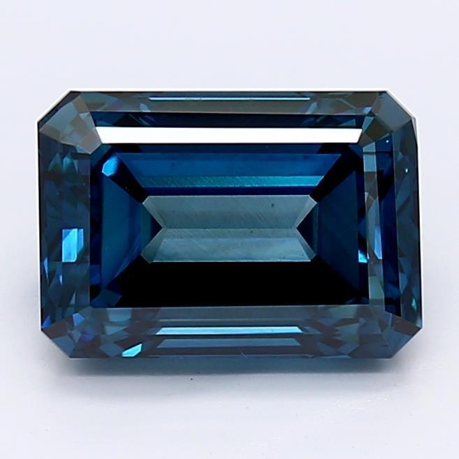 2.53Ct Dark Blue SI1 IGI Certified Emerald Lab Grown Diamond - Diamonds - gemstone - jewelry