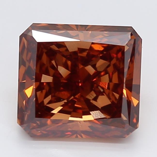 2.55Ct Deep Brown VS2 IGI Certified Radiant Lab Grown Diamond - Diamonds - gemstone - jewelry