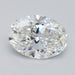 Loose 2.43 Carat F VS1 IGI Certified Lab Grown Oval Diamonds