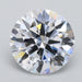 Loose 2.5 Carat F VS1 IGI Certified Lab Grown Round Diamonds