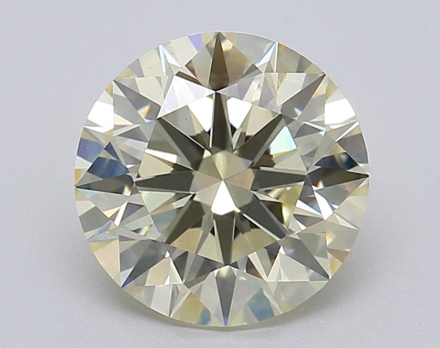 Loose 2.02 Carat Vivid Yellow VS1 IGI Certified Lab Grown Round Diamonds