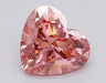 Loose 1.05 Carat Intense Pink VS1 IGI Certified Lab Grown Heart Diamonds
