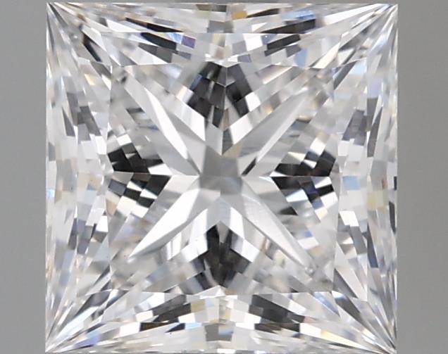 Loose 2.08 Carat D VVS2 IGI Certified Lab Grown Princess Diamonds