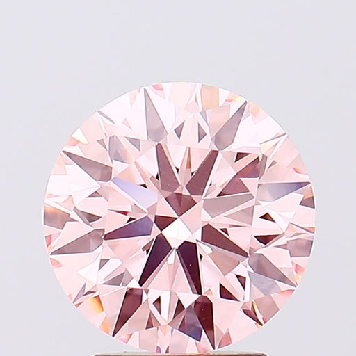 Loose 3.1 Carat Intense Pink VVS2 IGI Certified Lab Grown Round Diamonds