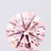 Loose 3.1 Carat Intense Pink VVS2 IGI Certified Lab Grown Round Diamonds