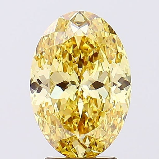 Loose 3.23 Carat Intense Yellow VVS1 IGI Certified Lab Grown O.Portuguese Diamonds