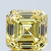 Loose 2.03 Carat Intense Yellow VVS2 IGI Certified Lab Grown Cushion Diamonds