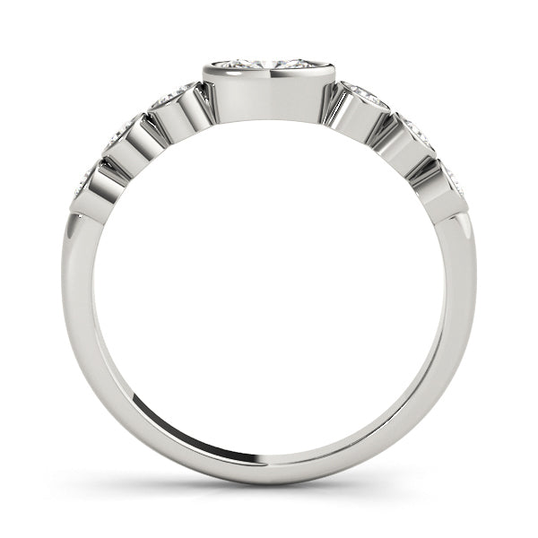 Oval Stackable Ring 1/4Ctw