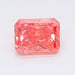 Loose 1.09 Carat Vivid Pink I1 IGI Certified Lab Grown Radiant Diamonds