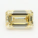 Loose 1.31 Carat Fancy Yellow VS2 IGI Certified Lab Grown Emerald Diamonds