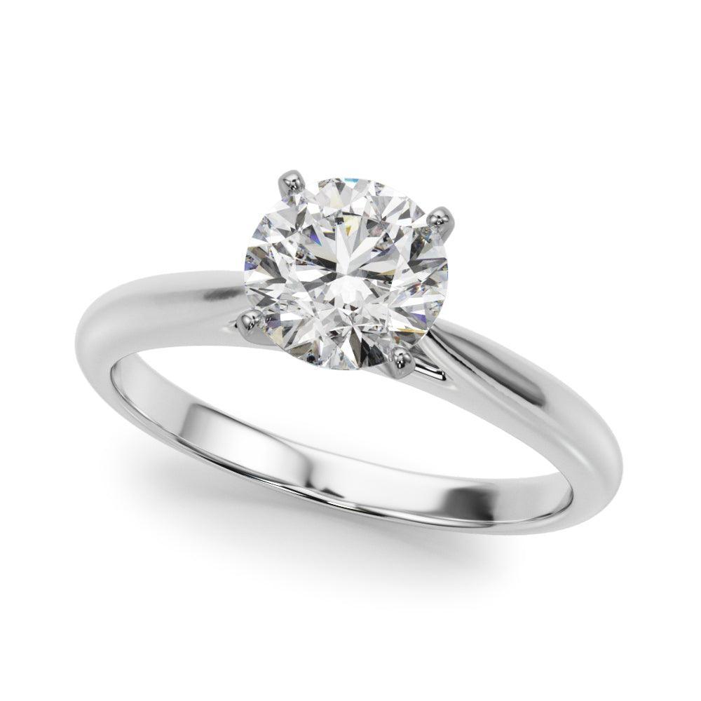 Abigail Solitaire Engagement Ring 1.0 Ct IGI Certified - Ring - gemstone - jewelry