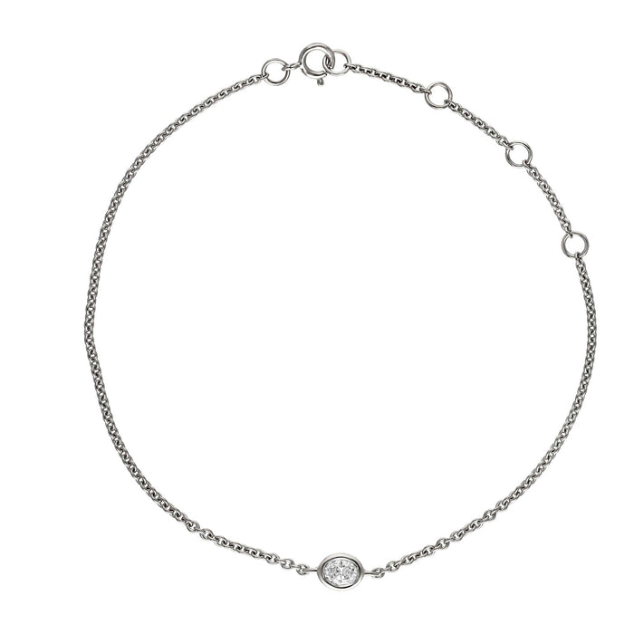 Single Diamond Bracelet – Caratly