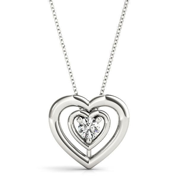 Amore Silver Pendant 1/2Ctw - Pendant - gemstone - jewelry