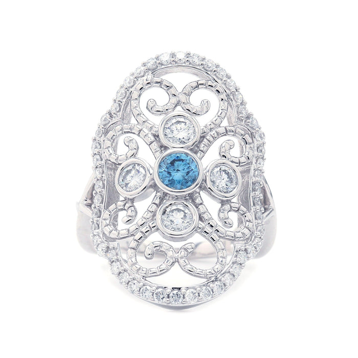 Amy Ring - 1 1/4Ctw - Ring - gemstone - jewelry