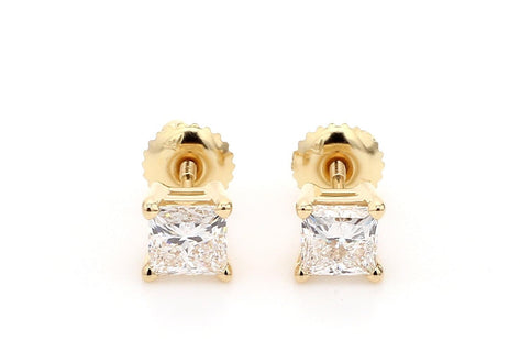 Classic Princess Earrings 1.0 Ctw Certified - Earrings - gemstone - jewelry