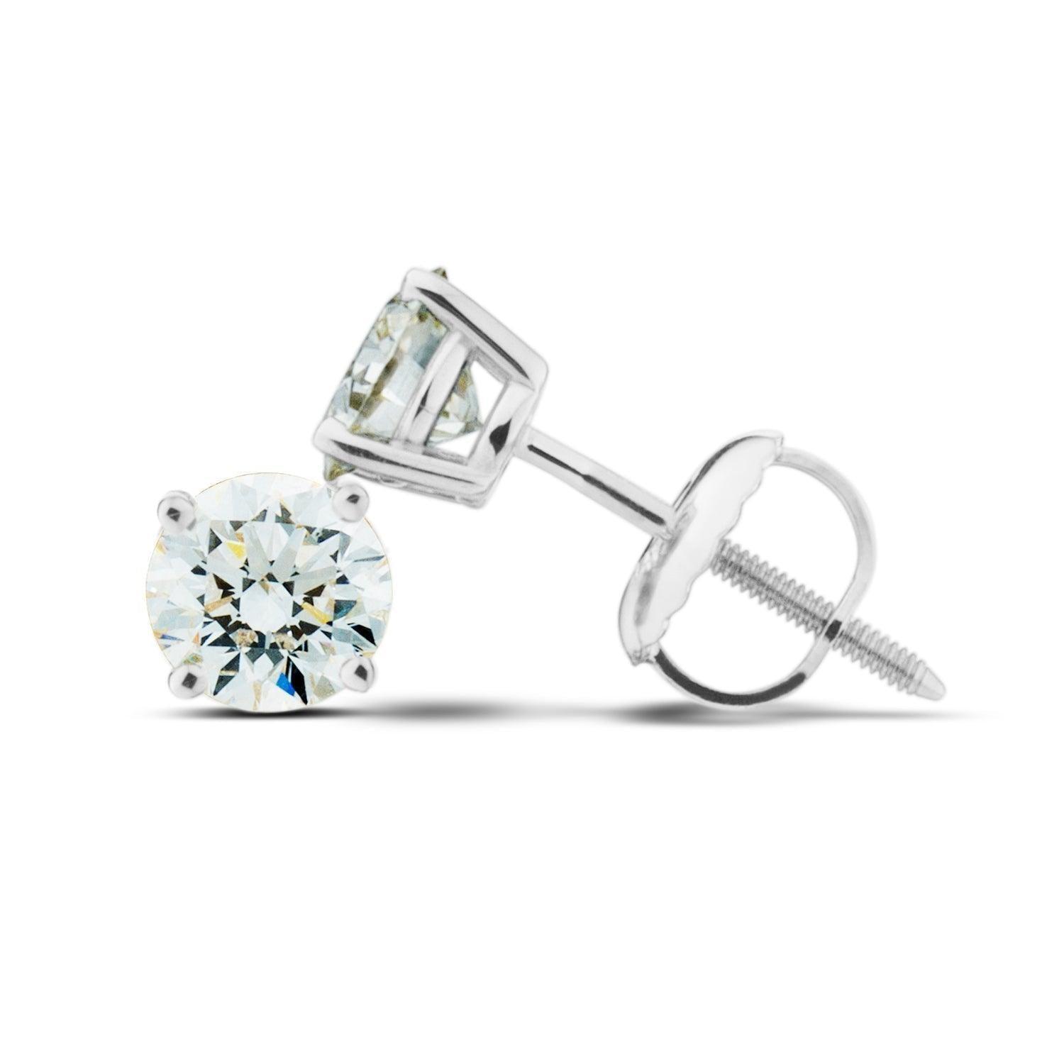 Shop Lab Grown Diamond Earrings - New World Diamonds