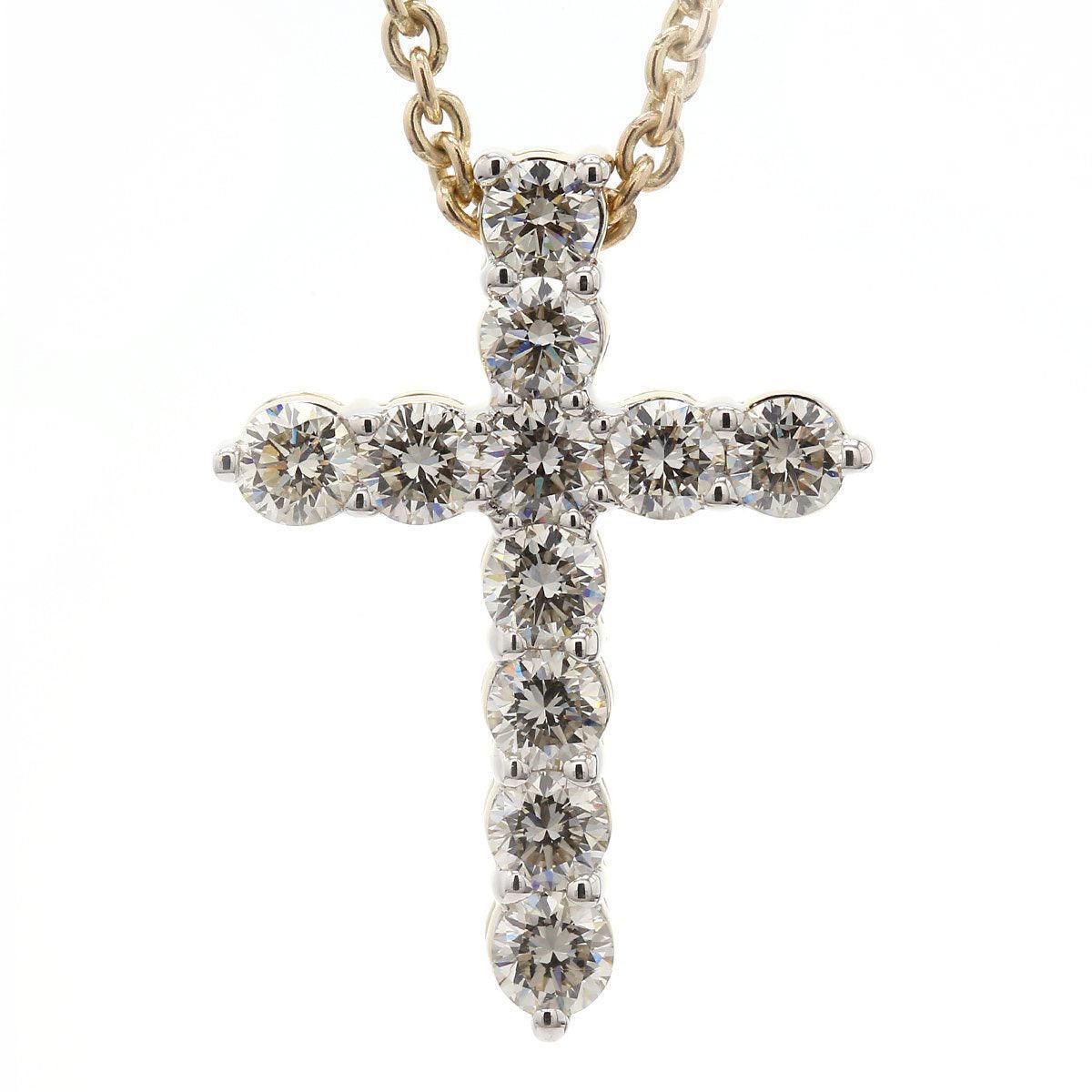 Cross 2 1/4Ctw Pendant - Pendant - gemstone - jewelry