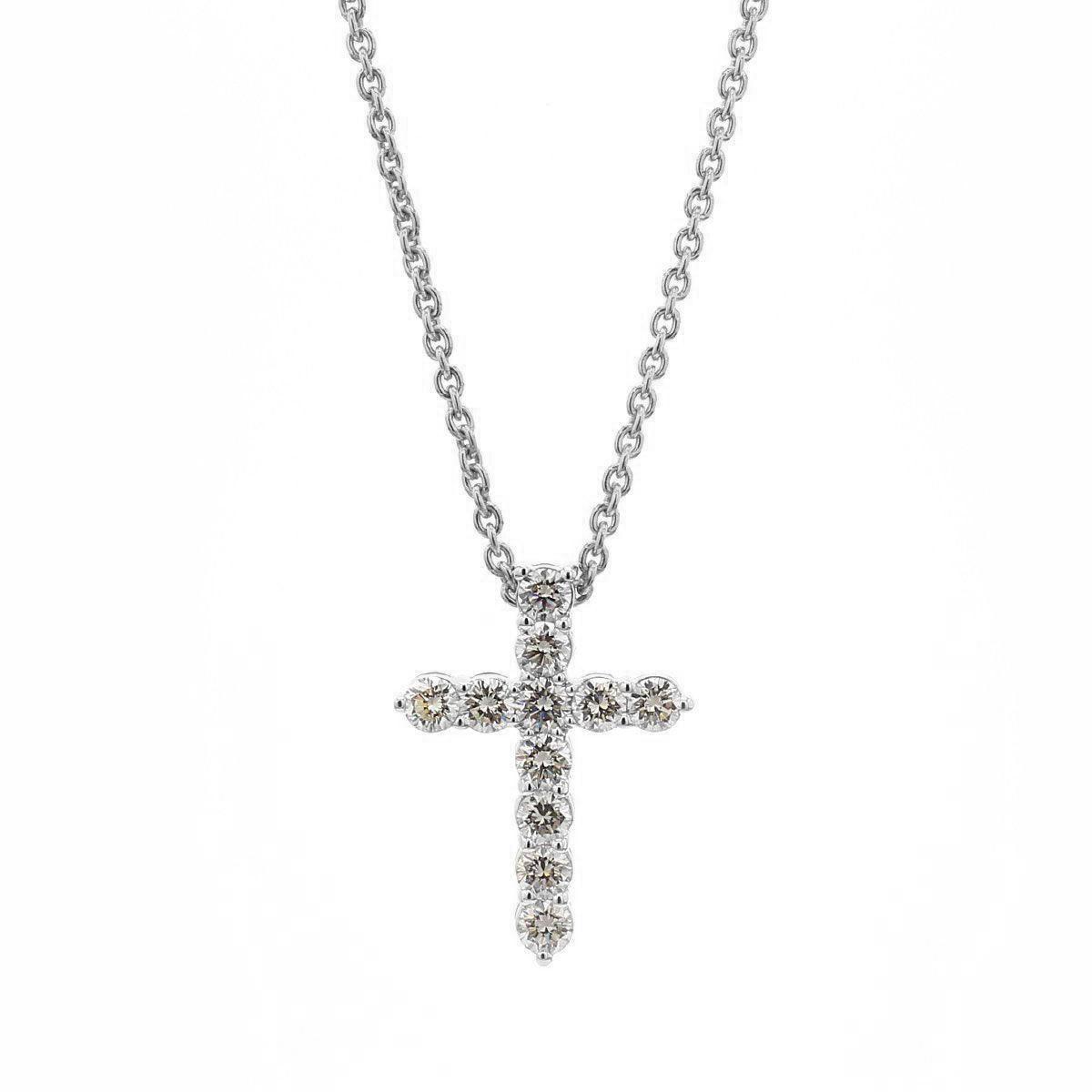 Cross 2 1/4Ctw Pendant - Pendant - gemstone - jewelry